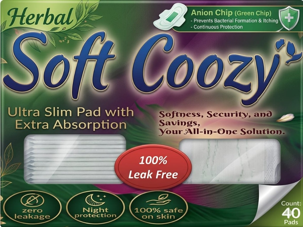 Herbal Soft Coozy Sanitary Pad Pack